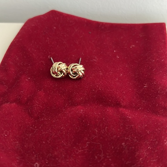 Boutique Gold Coloured Stud Earrings - Picture 8 of 10